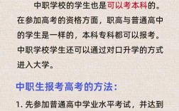 职高可以考本科学校吗