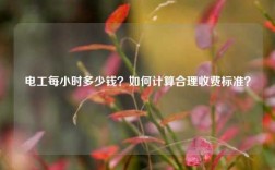 电工每小时多少钱？如何计算合理收费标准？