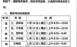 期末考试是几月几日