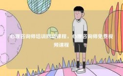 心理咨询师培训网络课程，心理咨询师免费视频课程