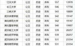 湖北二本大学排名及分数线(二本线最低的公办大学)