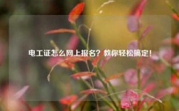 电工证怎么网上报名？教你轻松搞定！