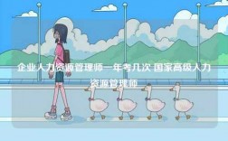 企业人力资源管理师一年考几次 国家高级人力资源管理师