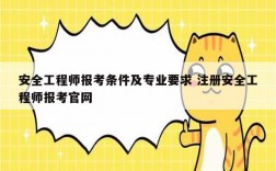 安全工程师报考条件及专业要求 注册安全工程师报考官网