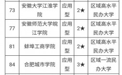 安徽的大学排名(安徽10所一本大学)