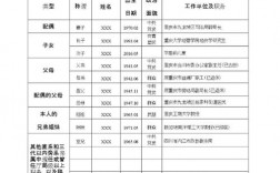 社会主要关系怎么填写(一般填几个)