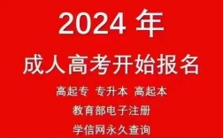 成人本科报考官网2024(成人大学大专报名官网)