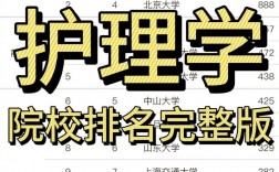 公办专科护理专业院校排名如何？哪些学校值得关注？