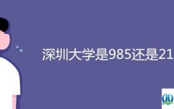 深圳大学是985还是211(深圳理工大学介绍)