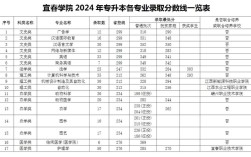 2024宜春学院分数线