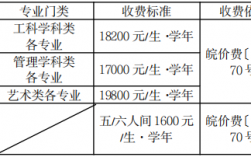 合肥城市学院专升本学费