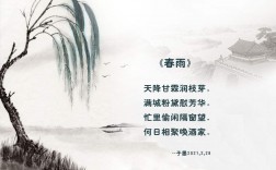 什么的春雨填合适的词