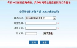 国二计算机成绩查询(成绩查询平台)