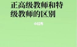 特级教师和正高级教师的区别