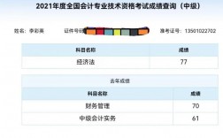 中级考试查询成绩