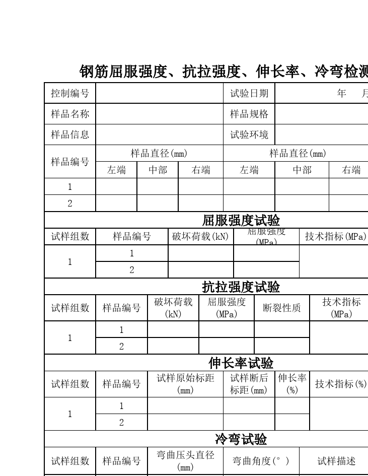 钢筋检测项目有哪些内容(钢筋原材检测三个项目)-图1