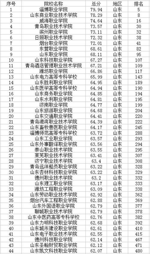 山东职业学院排名(山东十大最好的职业院校)-图1