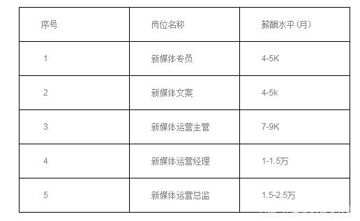 全媒体运营师薪酬(运营师是干嘛的)-图1