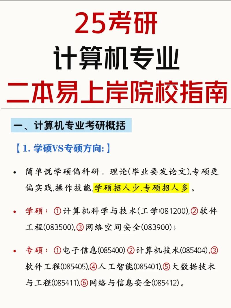 计算机二本考研学校推荐(计算机科学与技术考研院校排名)-图1