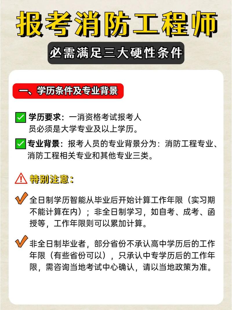 一级消防工程师报考条件及科目(报名时间2024)-图1