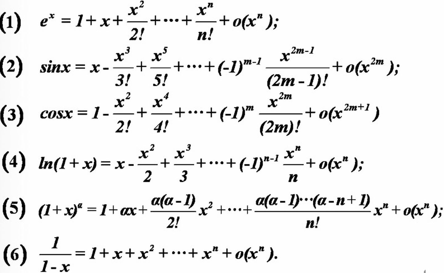 泰勒展开式的推导过程 公式使用条件-图1