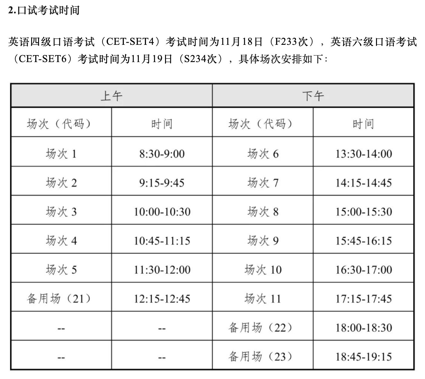 六级考试时间12月(是几号考试)-图1