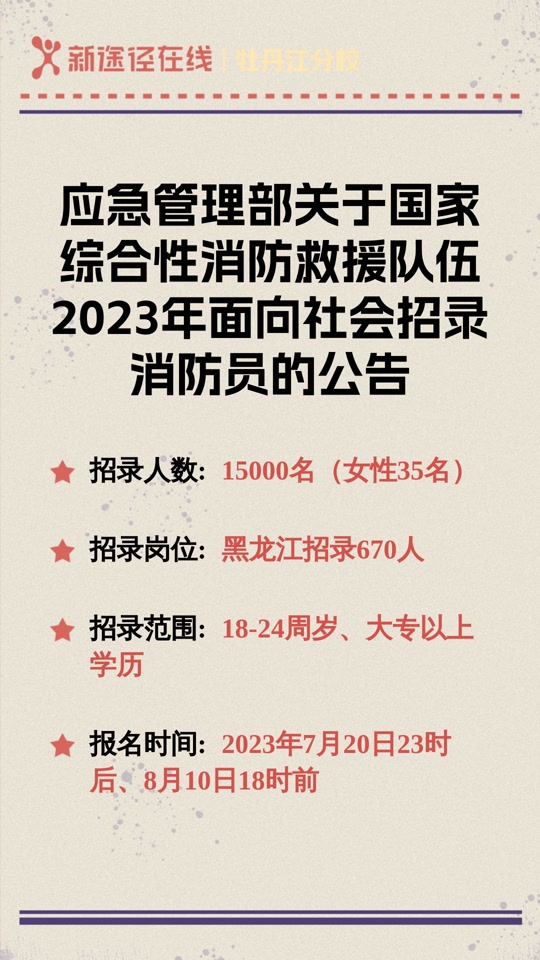 2024年消防报名时间-图1