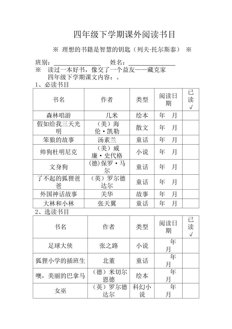 四年级必读名著十本-图1