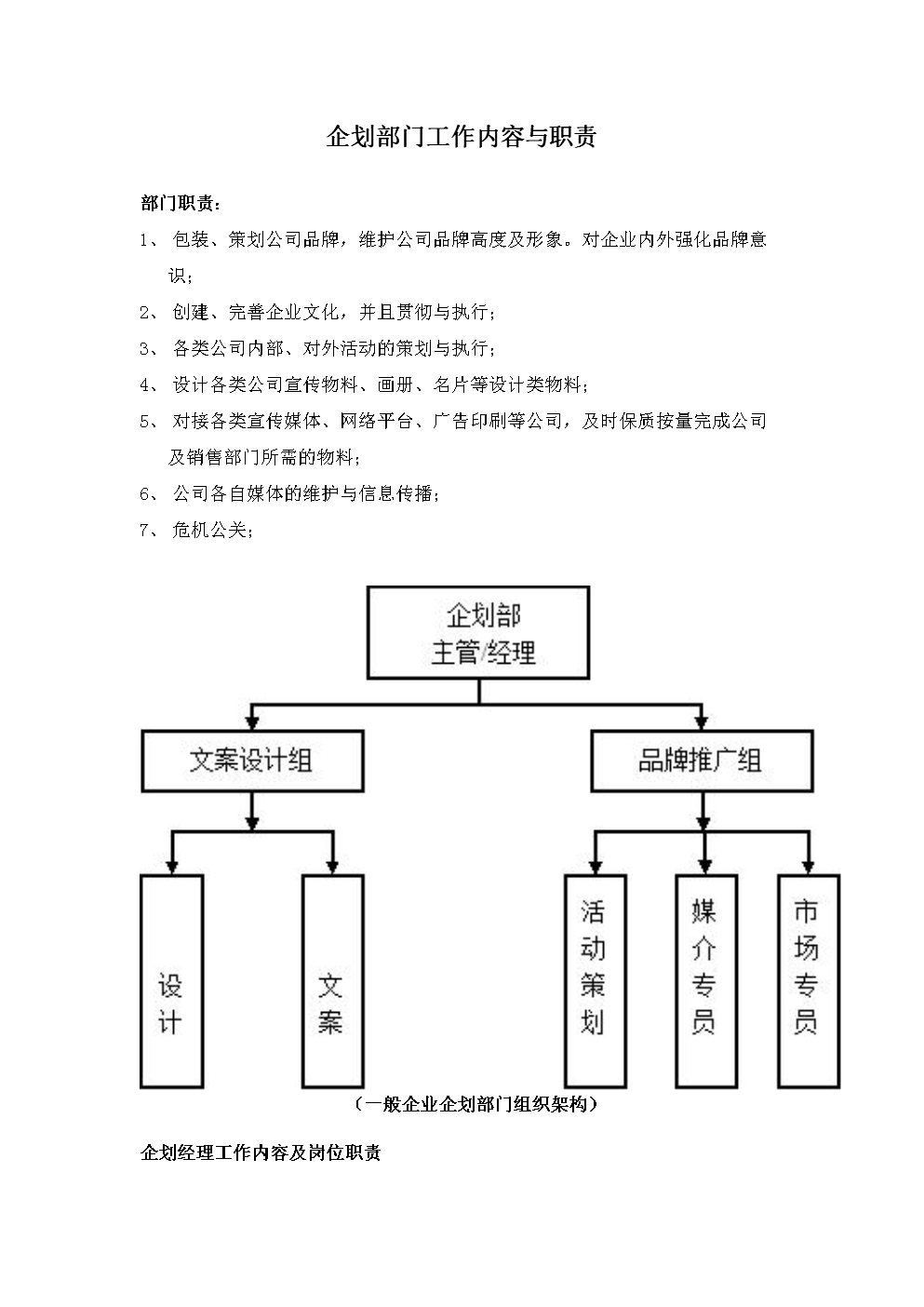 企划部是做什么的-图1