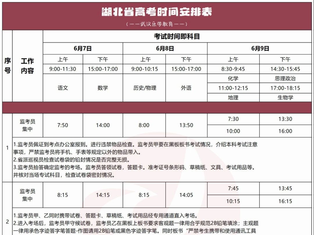 湖北高考是几月几号-图1