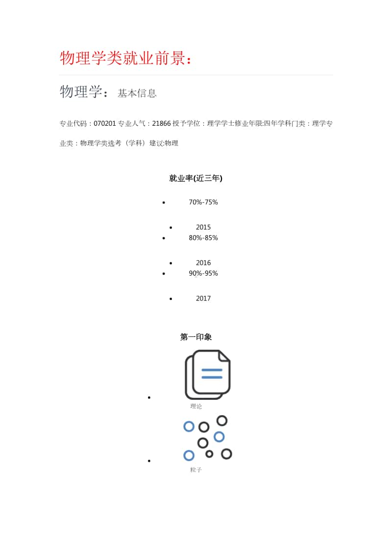 物理学专业就业前景和就业方向-图1