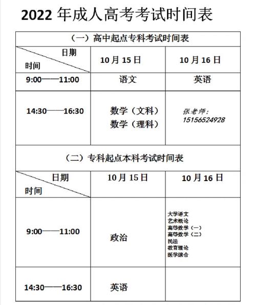 成考考试时间-图1