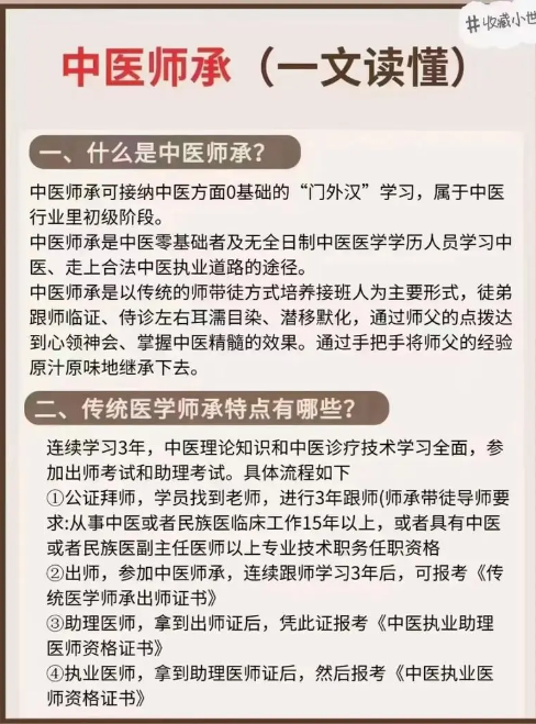 中医师承三年全部取消是真的么 还有出路吗-图1