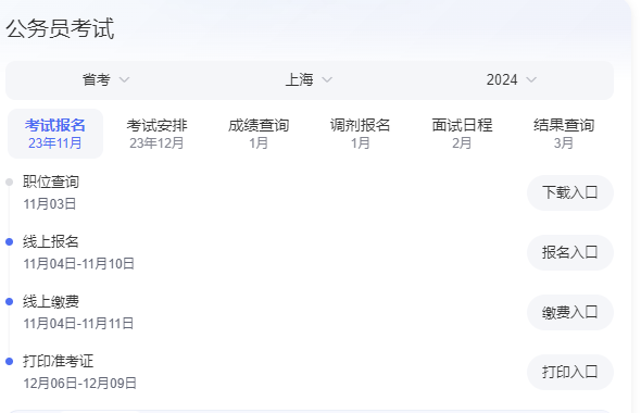 2025年上海公务员报名时间表及条件-图1