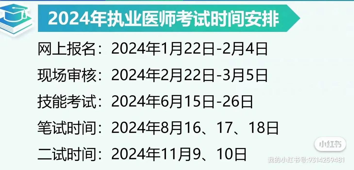 助理医师考试时间2024具体时间-图1