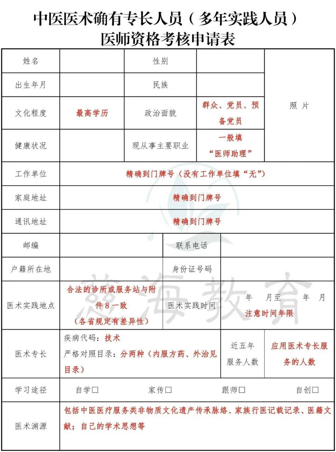 中医专长医师资格证报考条件和时间-图1