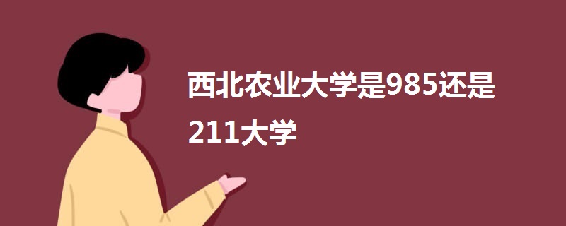 西北农业大学是985还是211大学-图1