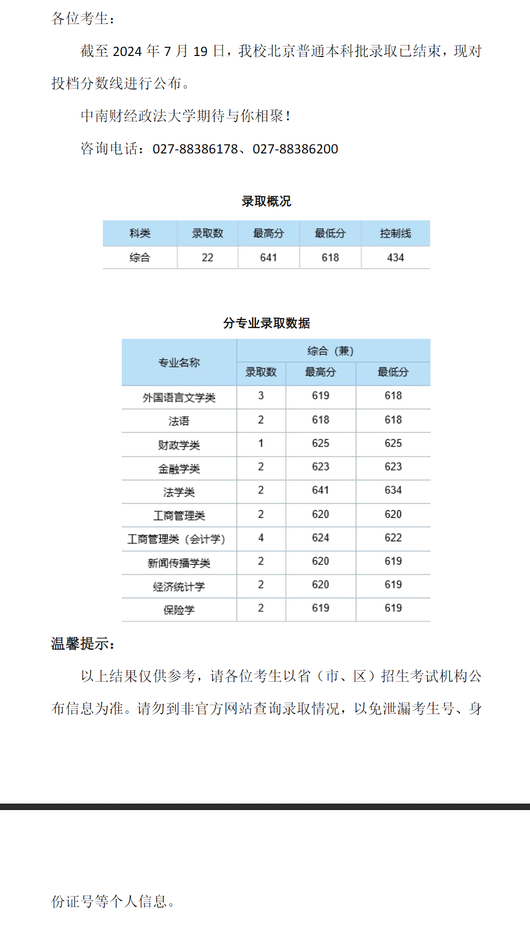 中南政法大学录取分数线是多少？如何准备？-图1