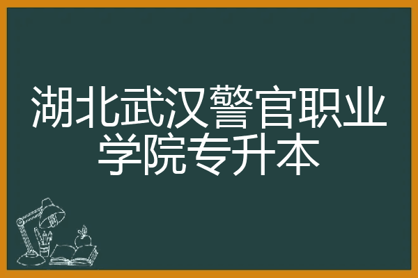 武汉警官职业学院专升本-图1