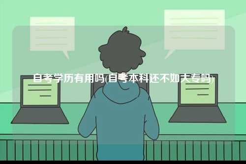 自考学历有用吗(自考本科还不如大专吗)-图1